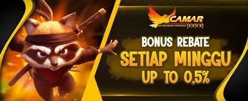 Rebate Slot Harian Hingga 0.5% promotional banner