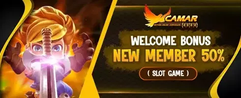 Welcome Bonus New Member 50% promotional banner