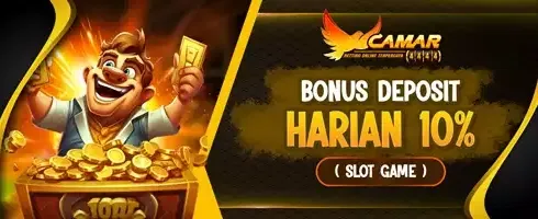 Bonus Deposit Harian Ekstra 10% promotional banner